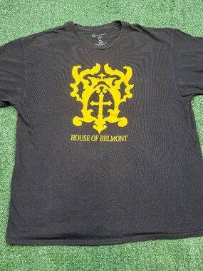 Castlevania x Netflix Graphic T Shirt Men's Size XL Black Gold Anime Movie Tee